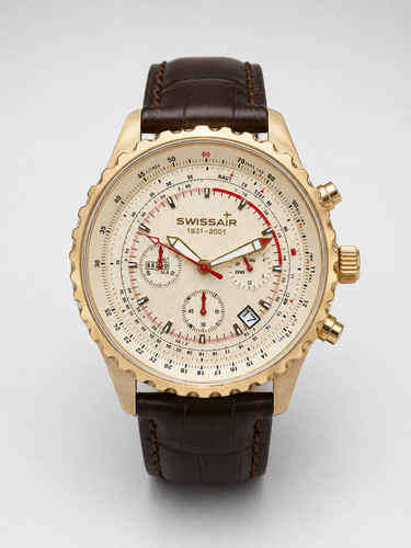Swissair armbanduhr goldene - swissair,