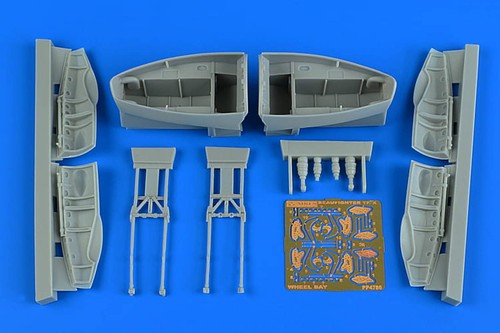 Beaufighter wheel bay set - wheel,