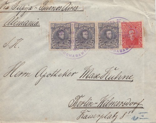 Bolivien 1915 cover - 1915:,